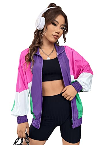 X-girl OVERDYED WORK JACKET PURPLE Mサイズ Hfyihgf Women's Hoodies Teen Girl Fall Jacket Sweatshirts